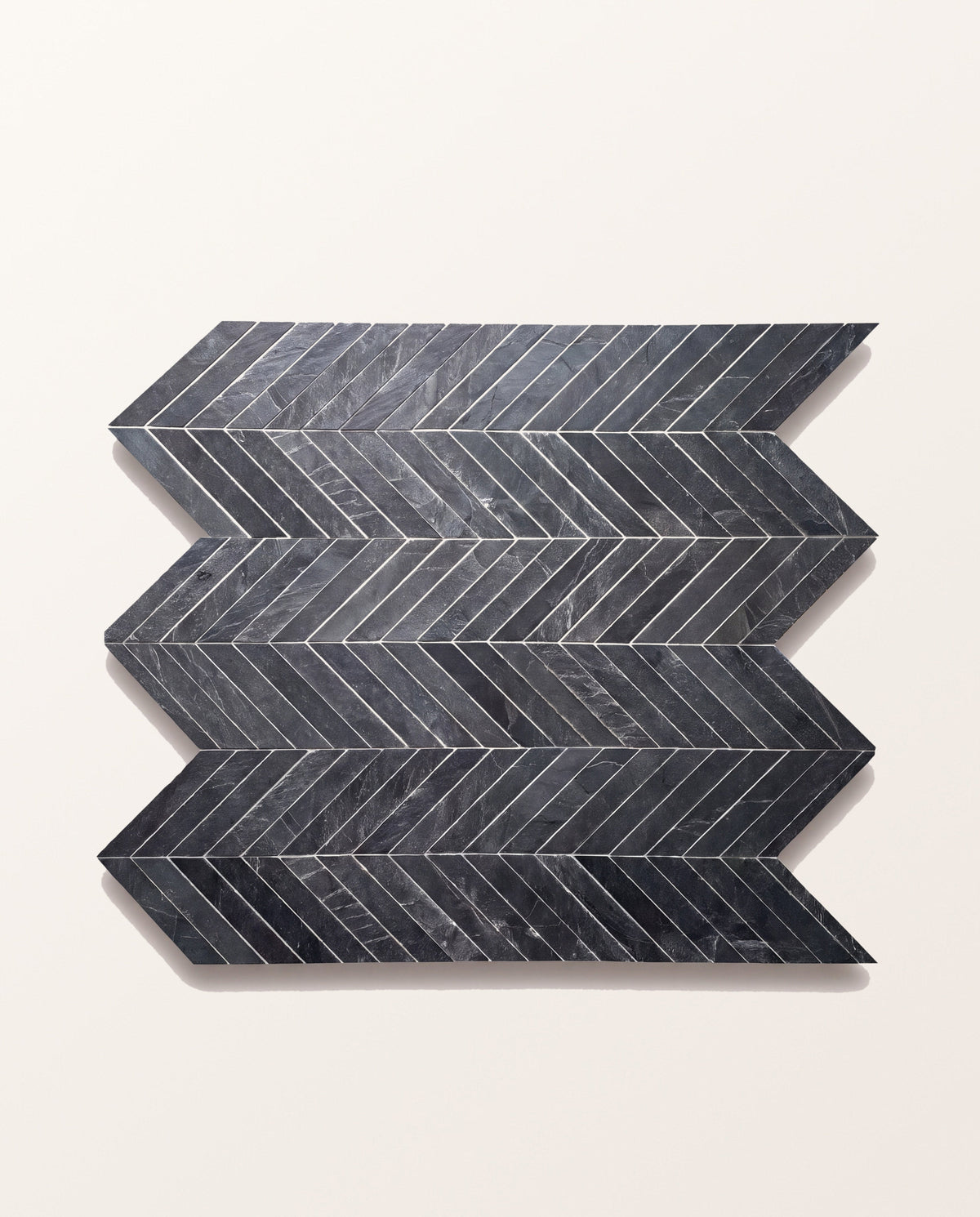 Ca’ Pietra Metropolitan Slate Chevron Riven Finish — official gallery image 5