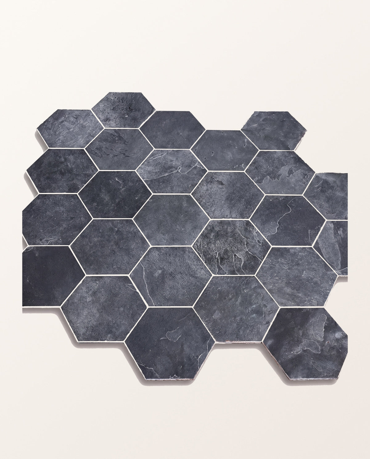 Ca’ Pietra Metropolitan Slate Riven Finish Hexagon — official gallery image 2