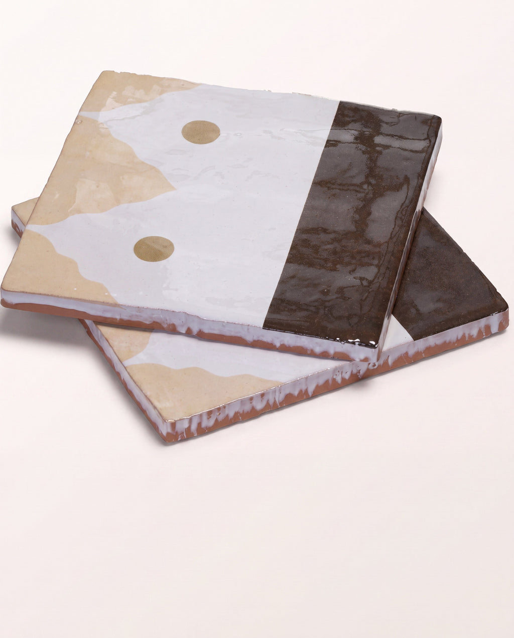 Ca’ Pietra STUDIO Minaret Brown Dot Ceramic — official gallery image 1