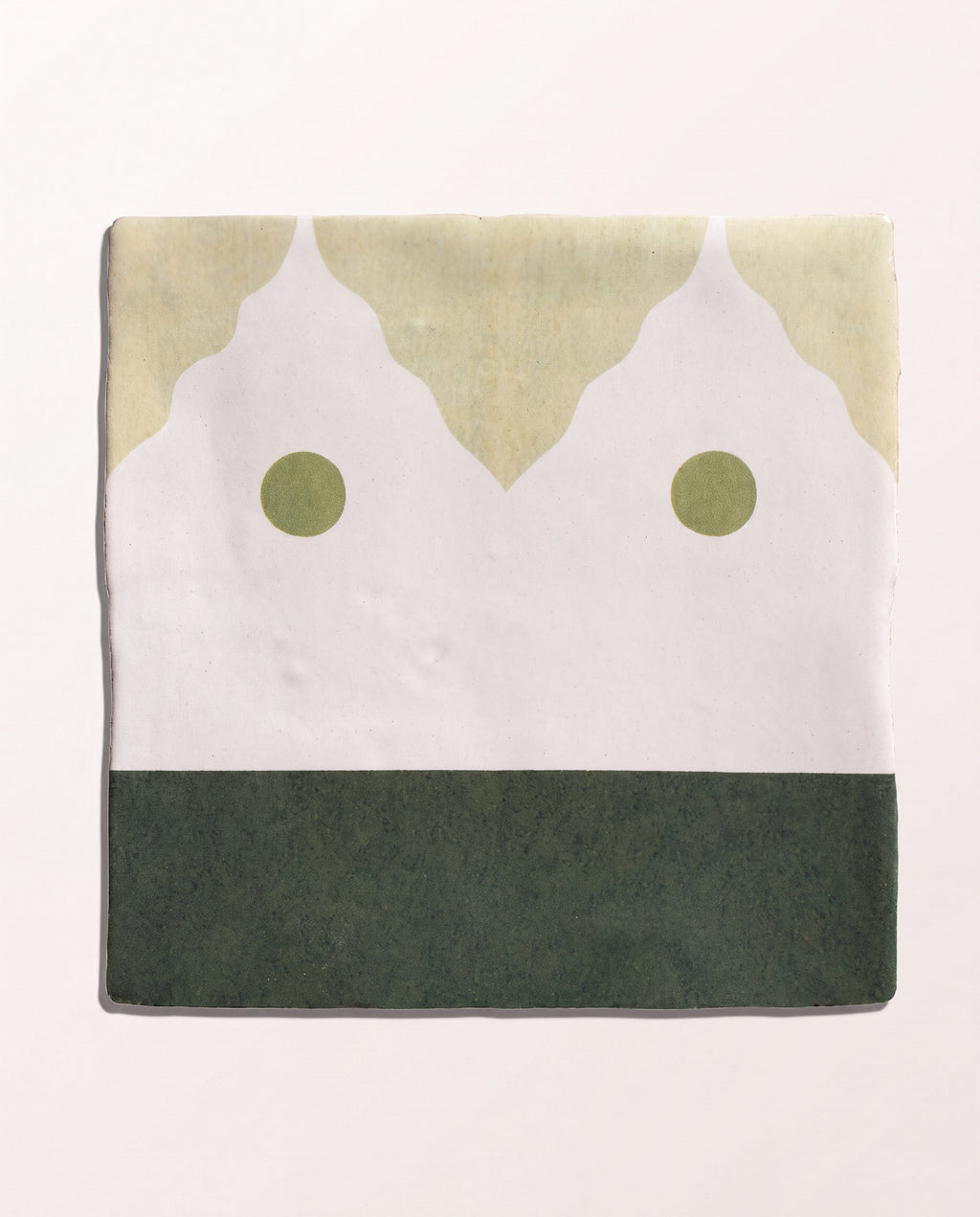 Ca’ Pietra STUDIO Minaret Green Dot Ceramic — official gallery image 1