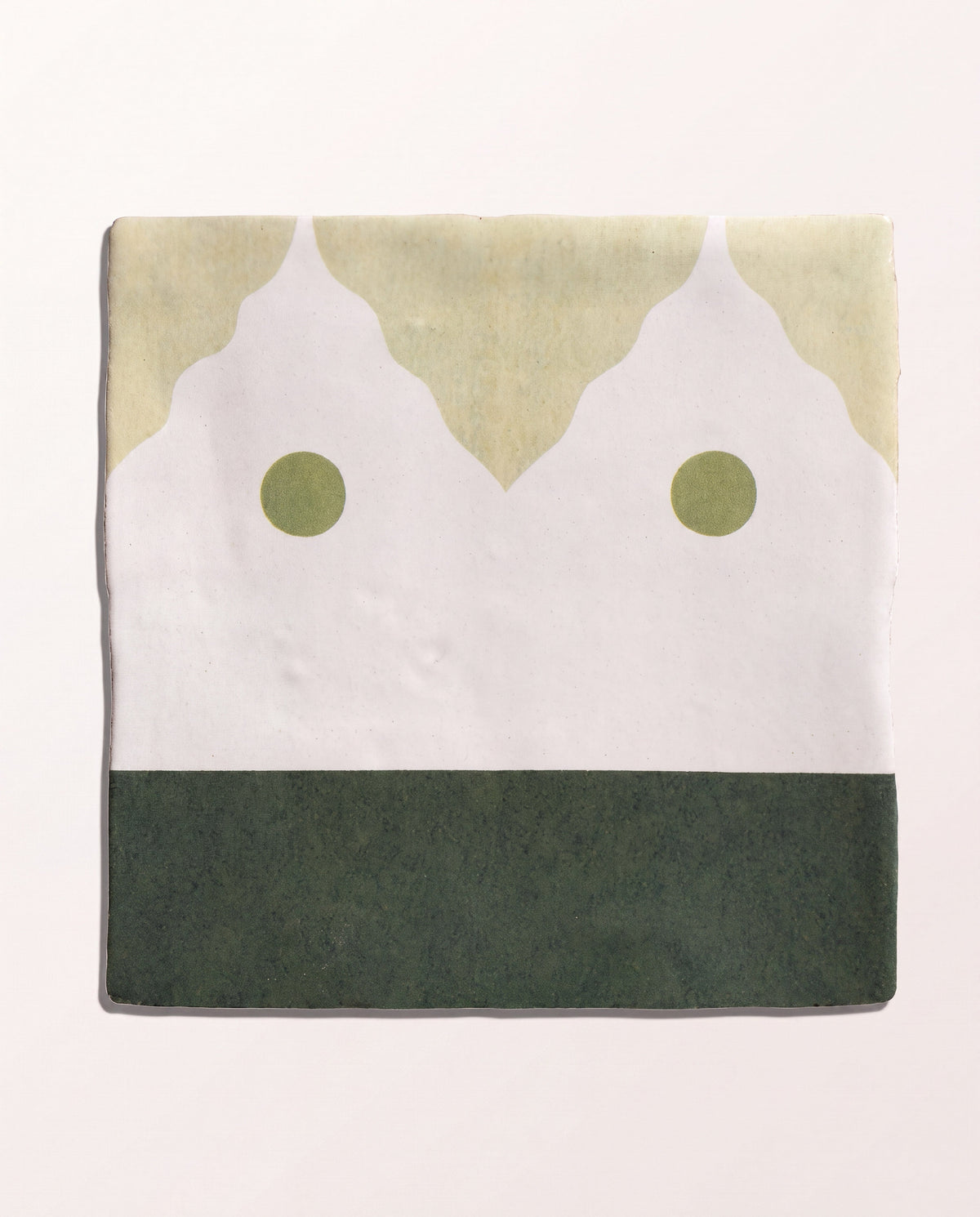 Ca’ Pietra STUDIO Minaret Green Dot Ceramic — official gallery image 1
