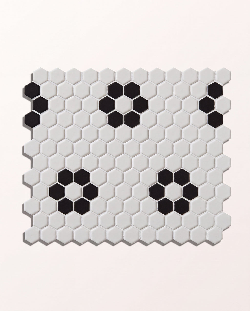 Ca’ Pietra Mono Hex Porcelain Mosaic Daisy — official gallery image 10