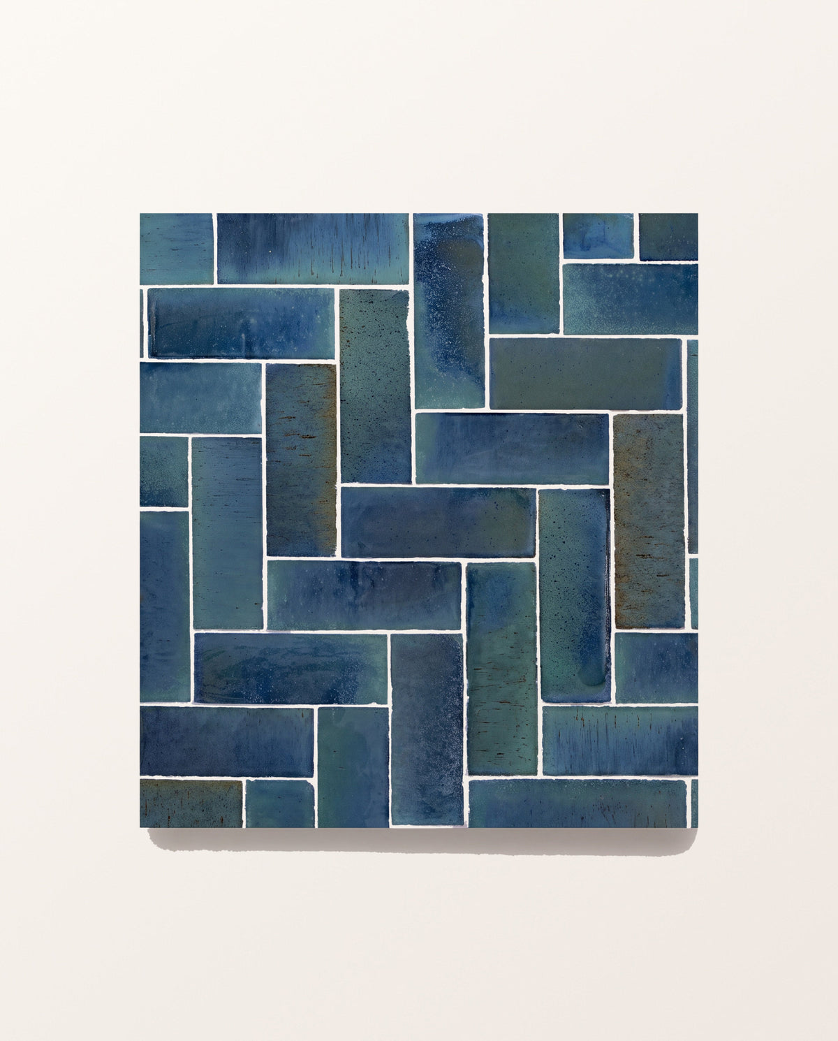 Ca’ Pietra Pottery Porcelain Ocean Blue Brick — official gallery image 5