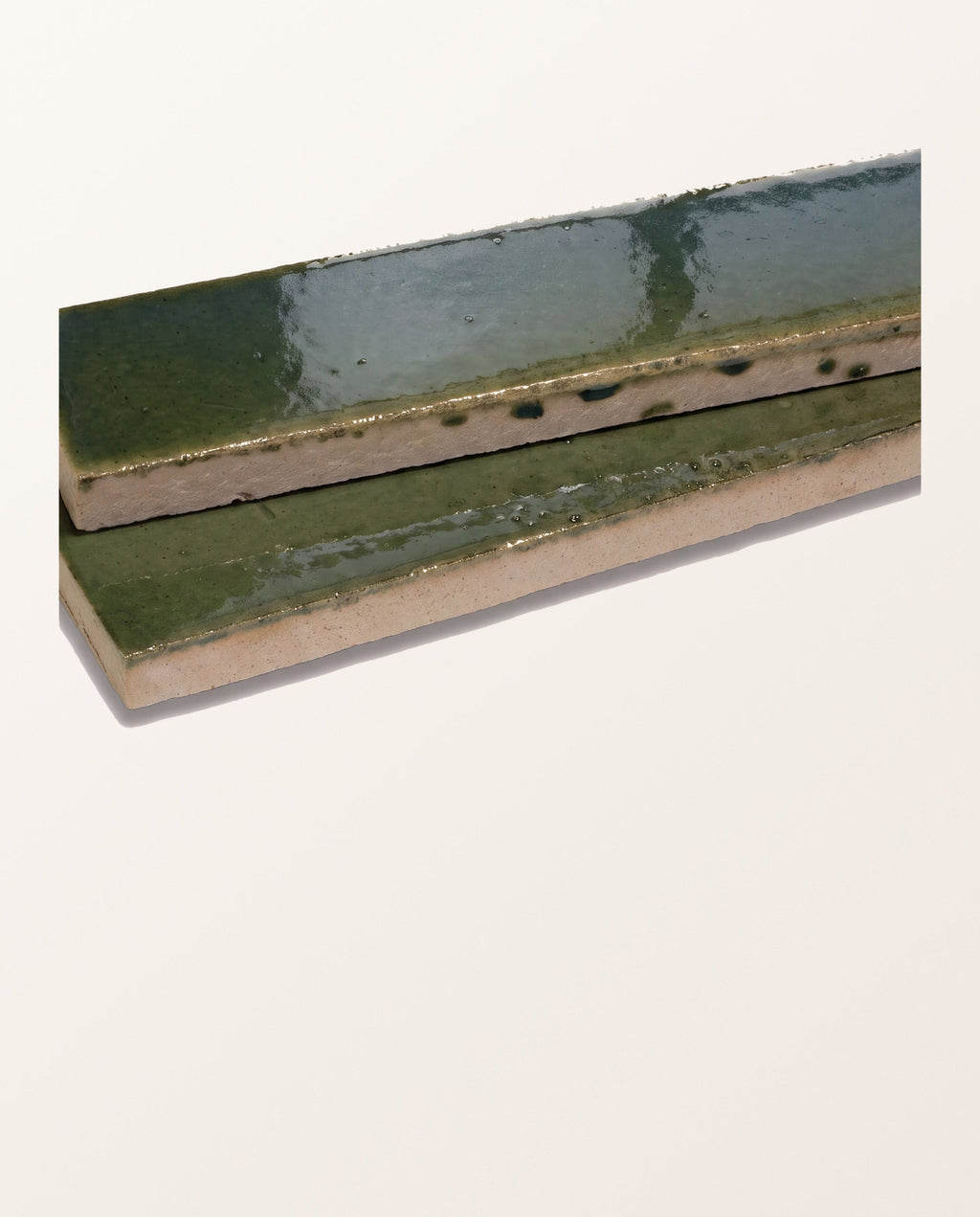 Ca’ Pietra Stone Glaze Ceramic British Green Gloss Brick — official gallery image 7