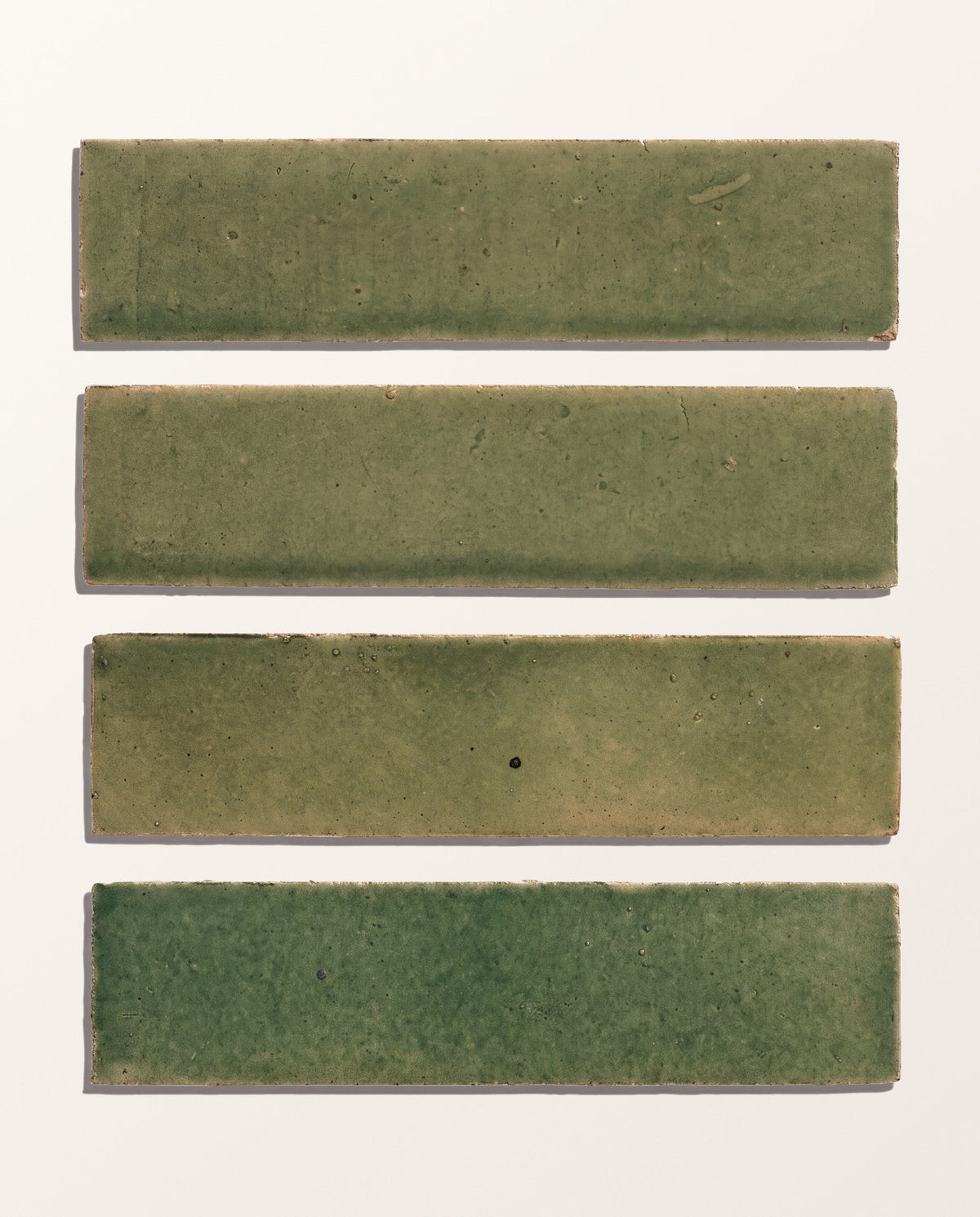 Ca’ Pietra Stone Glaze Ceramic Olive Leaf Gloss Brick — official gallery image 2
