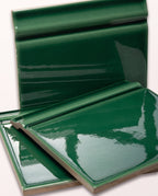 Ca’ Pietra Victorian Style™ Wall Ceramic Emerald Green Skirting — official gallery image 5