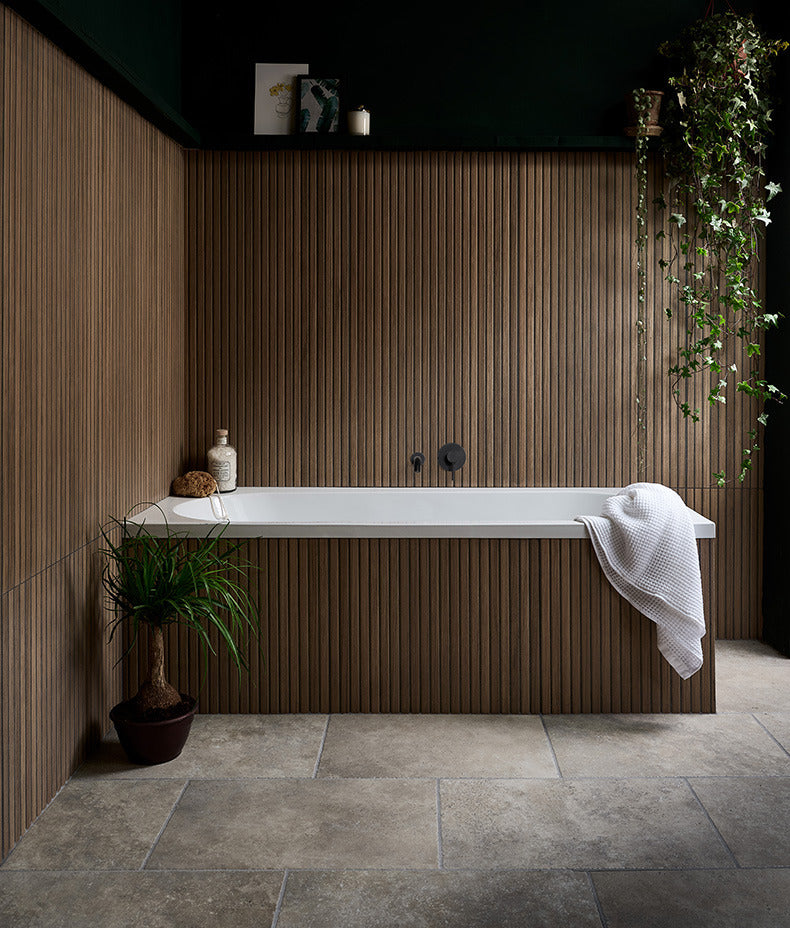 Ca’ Pietra Kinfolk Porcelain Teak — official gallery image 2