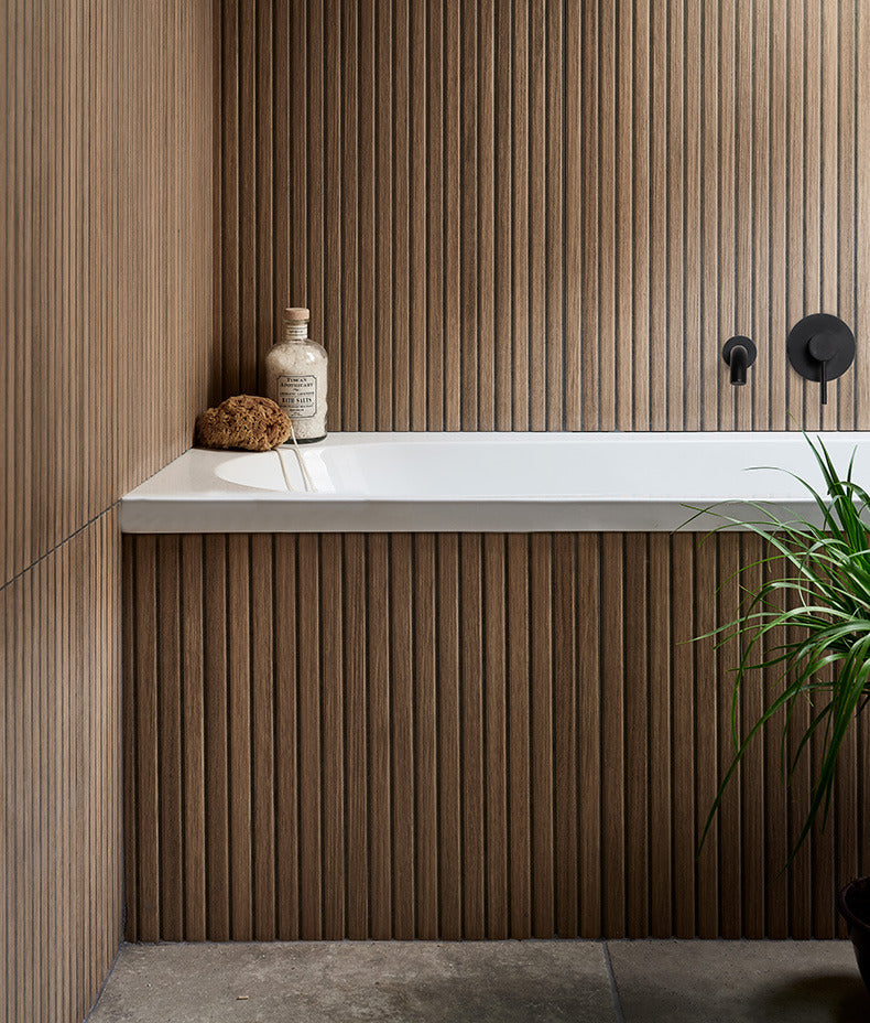 Ca’ Pietra Kinfolk Porcelain Teak — official gallery image 3