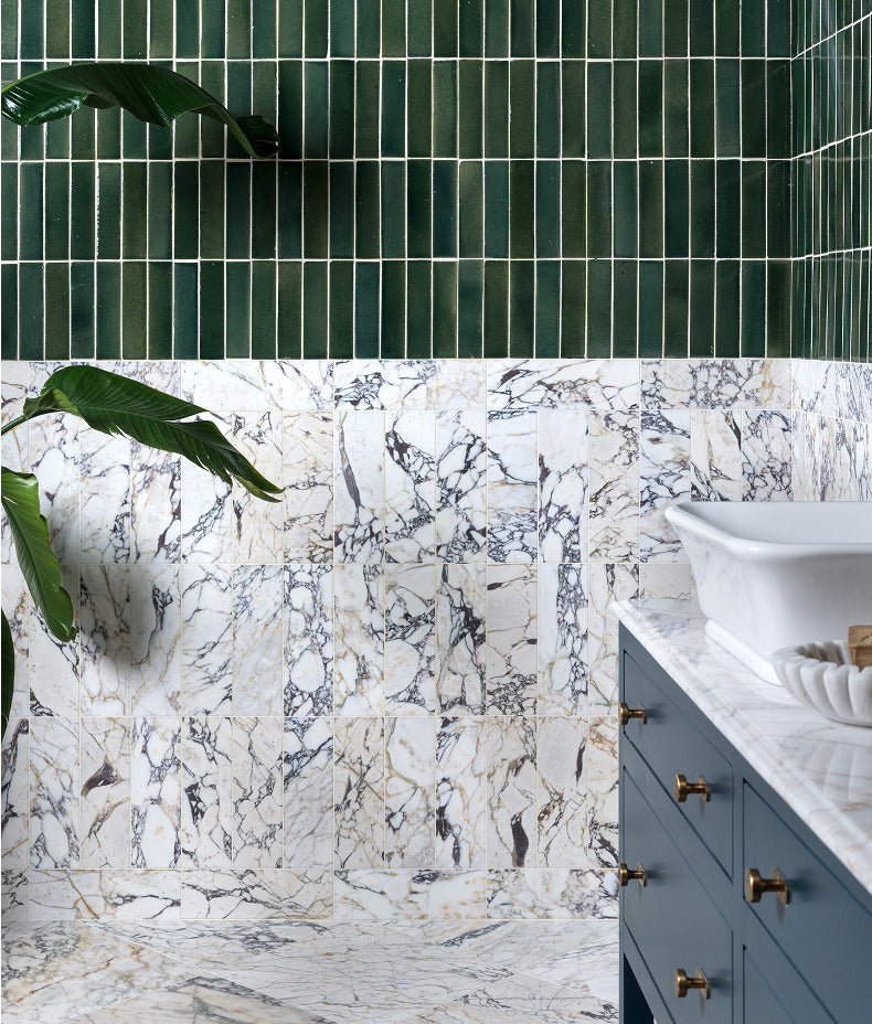 Ca’ Pietra Medici Viola Marble Honed Brick — official gallery image 1
