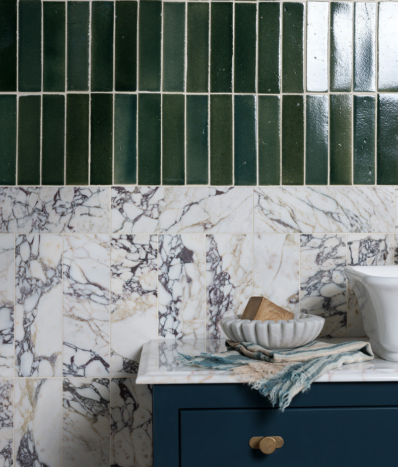 Ca’ Pietra Medici Viola Marble Honed Brick — official gallery image 3