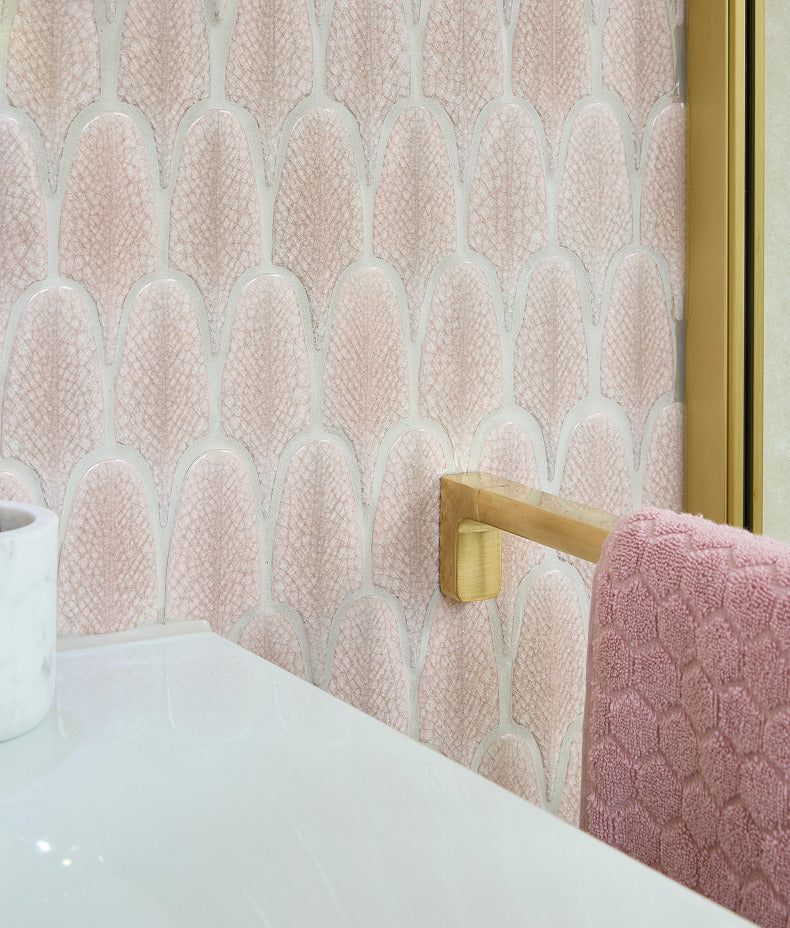 Ca’ Pietra Preen Porcelain Mosaic Blush — official gallery image 5