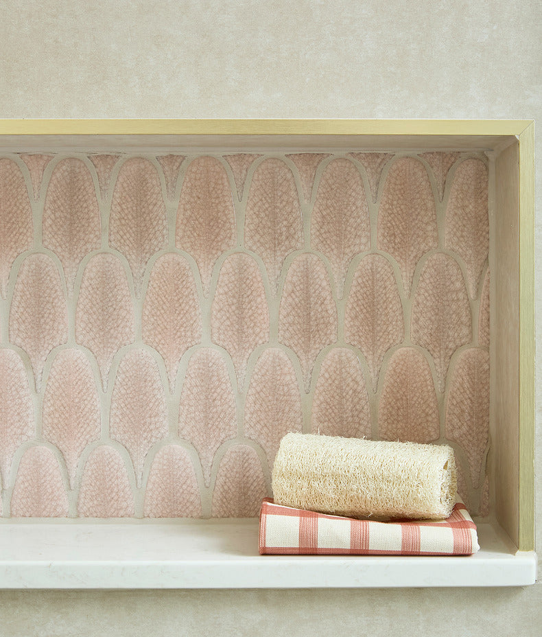 Ca’ Pietra Preen Porcelain Mosaic Blush — official gallery image 7