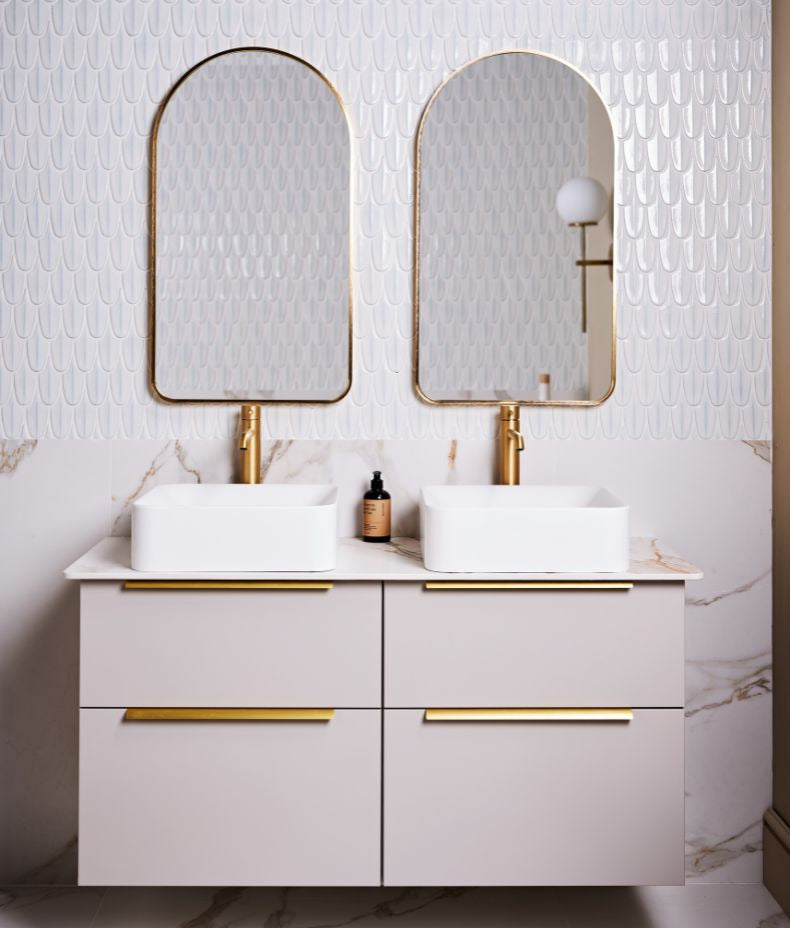 Ca’ Pietra Preen Porcelain Mosaic White — official gallery image 2