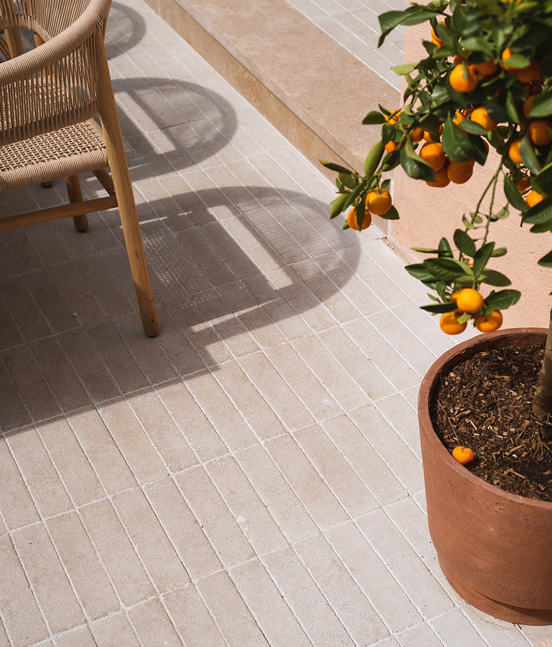 Ca’ Pietra Reform Composite Stone Tumbled Bianco — official gallery image 5