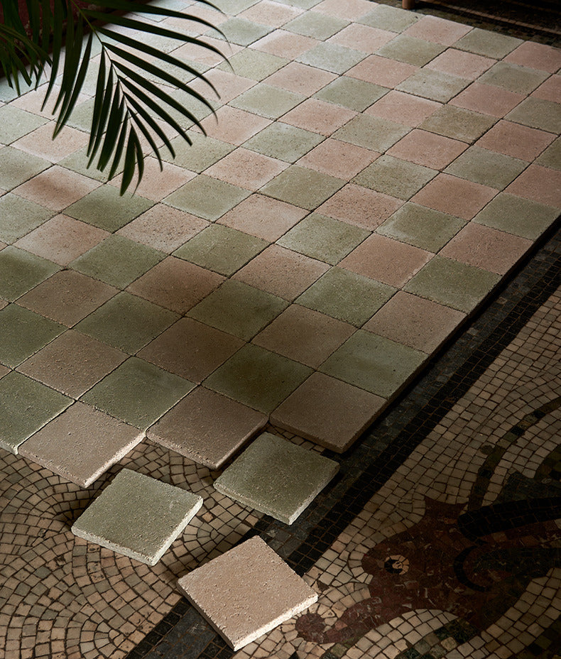 Ca’ Pietra Reform Composite Stone Tumbled Mint — official gallery image 4