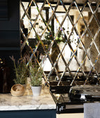 Ca’ Pietra Rococo Glass Mirror Diamond Mercury — official gallery image 5