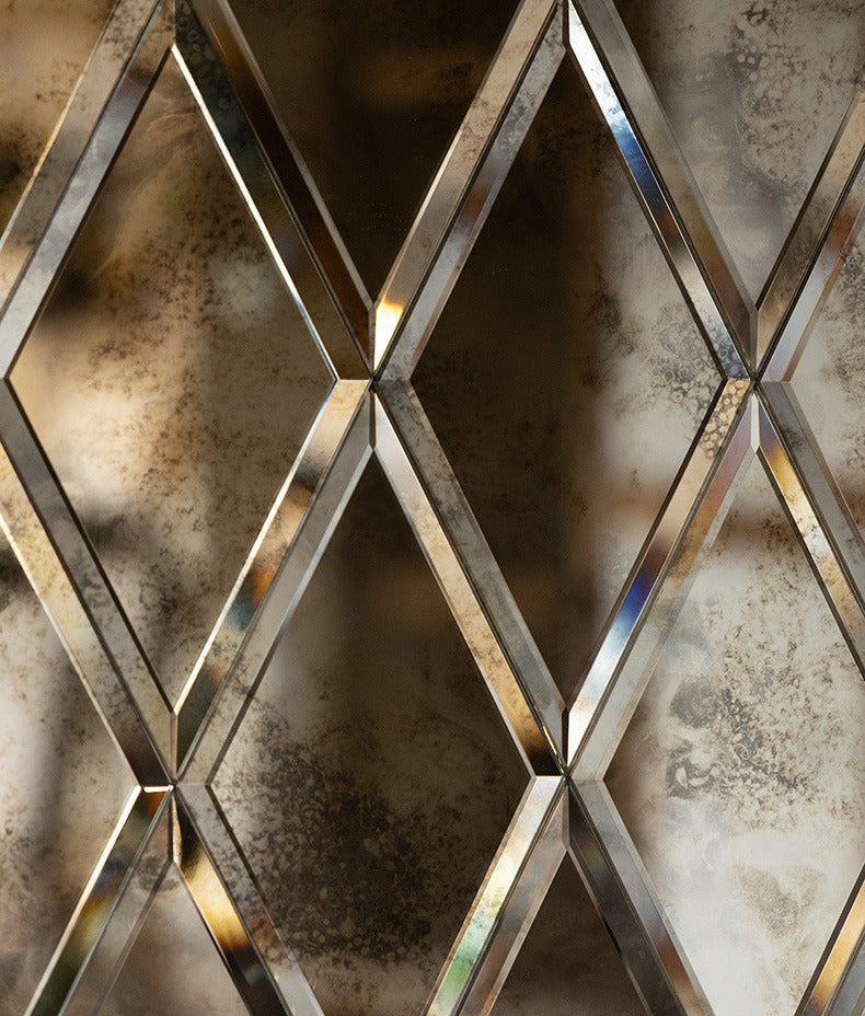 Ca’ Pietra Rococo Glass Mirror Diamond Mercury — official gallery image 6