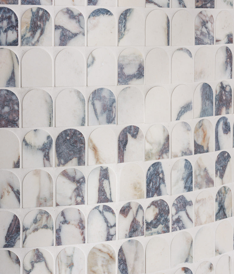 Ca’ Pietra Savoy Novo Porcelain Matt Arch Mosaic — official gallery image 4