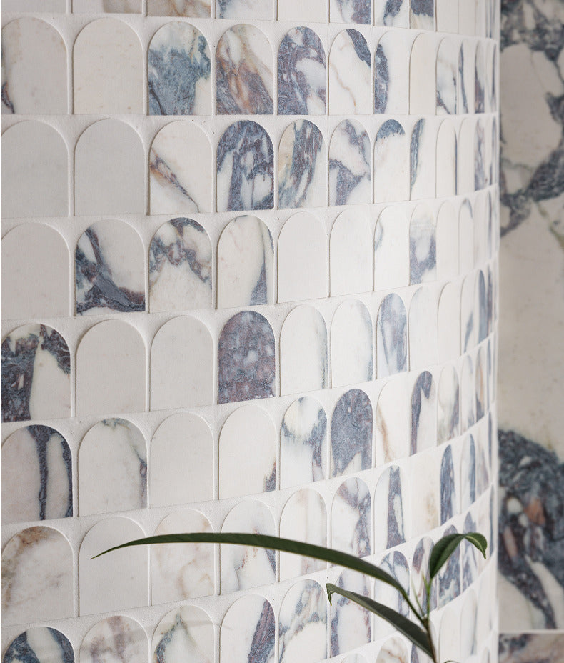 Ca’ Pietra Savoy Novo Porcelain Matt Arch Mosaic — official gallery image 5