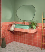 Ca’ Pietra Tunstall Ceramic Fluted Brick Coral — official gallery image 3