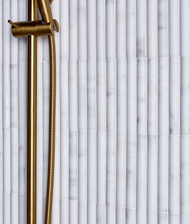 Ca’ Pietra Zen Marble Honed Finish Reed Mosaic — official gallery image 4