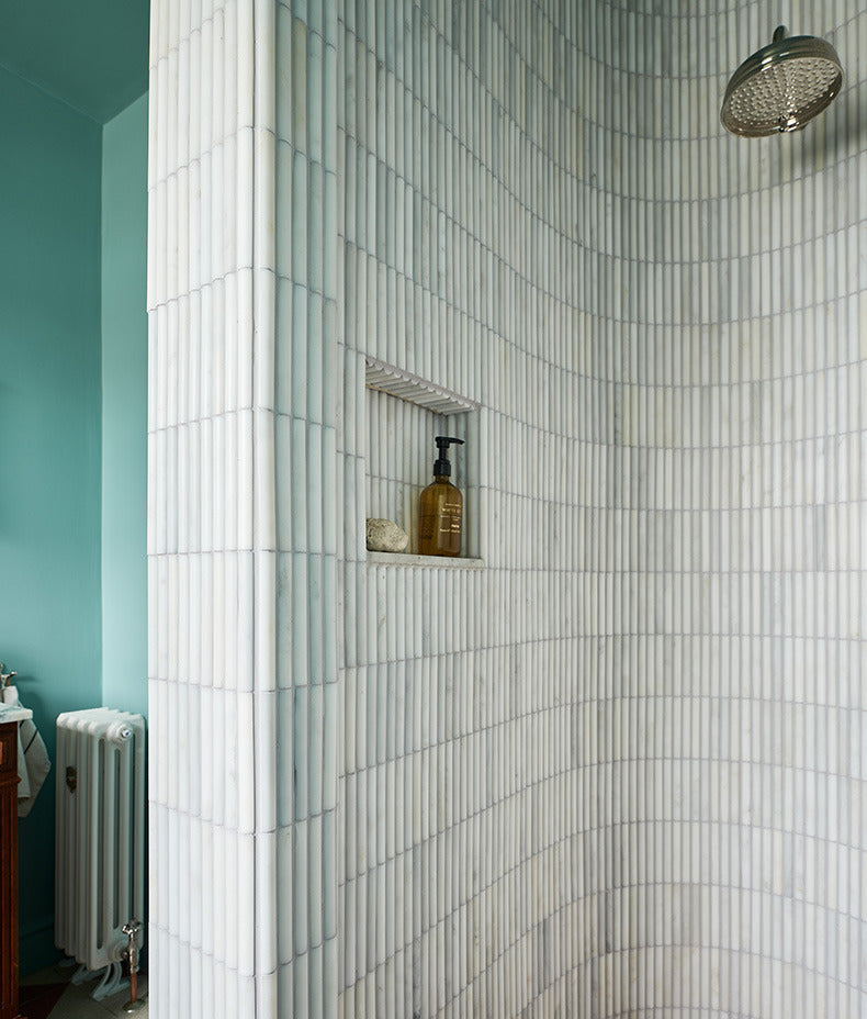 Ca’ Pietra Zen Marble Honed Finish Reed Mosaic — official gallery image 6