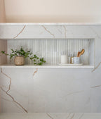 Ca’ Pietra Zen Marble Honed Finish Reed Mosaic — official gallery image 9