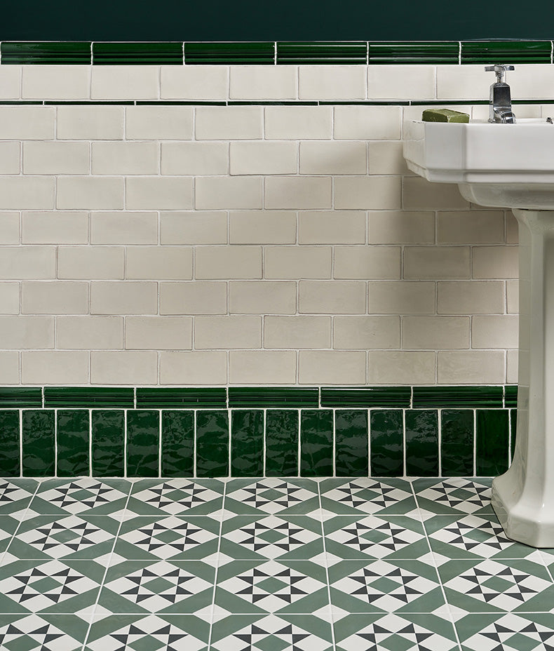 Ca’ Pietra Architectural Mouldings Pencil Ceramic Olive Green — official gallery image 1