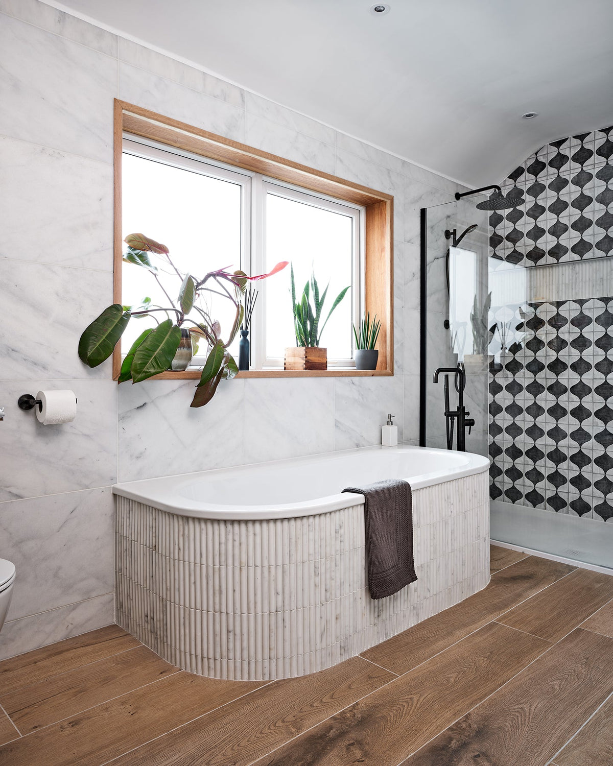 Ca’ Pietra Zen Marble Honed Finish Reed Mosaic — official gallery image 5