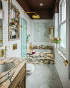 Ca’ Pietra Zen Marble Honed Finish Leaf Mosaic — official gallery image 14