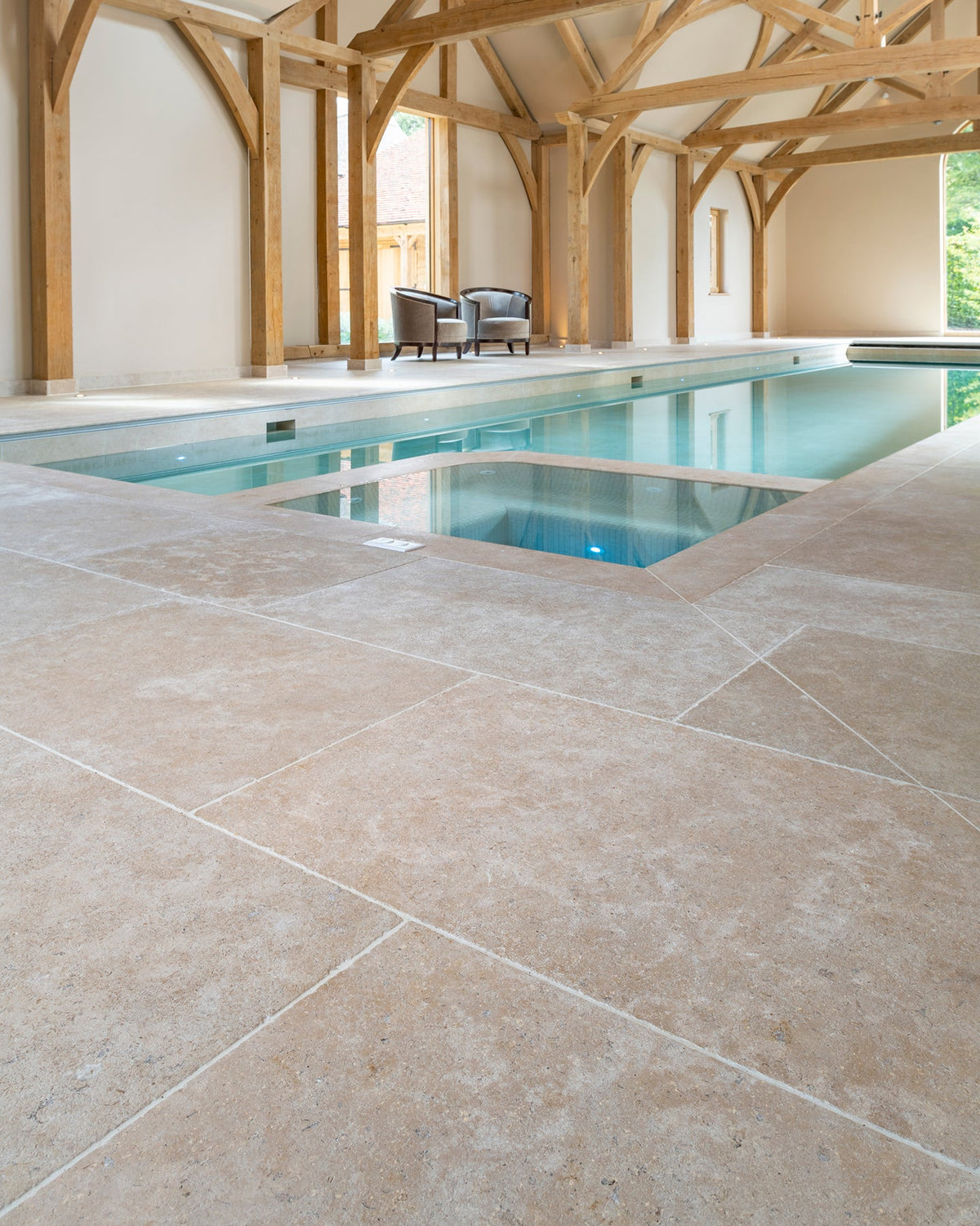 Ca’ Pietra Wychwood Limestone Tumbled & Etched Finish — official gallery image 8