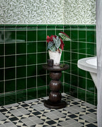 Ca’ Pietra Victorian Style™ Wall Ceramic Olive Green Square Crackle Glaze — official gallery image 1