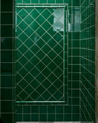 Ca’ Pietra Victorian Style™ Wall Ceramic Emerald Green Square Crackle Glaze — official gallery image 5