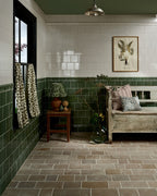 Ca’ Pietra Victorian Style™ Wall Ceramic Cotton White Square — official gallery image 2