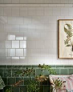 Ca’ Pietra Victorian Style™ Wall Ceramic Cotton White Square — official gallery image 3