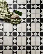 Ca’ Pietra Victorian Style™ Porcelain Finchley Pattern Cotton White — official gallery image 1