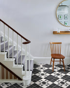 Ca’ Pietra Victorian Style™ Porcelain Finchley Pattern Cotton White — official gallery image 3