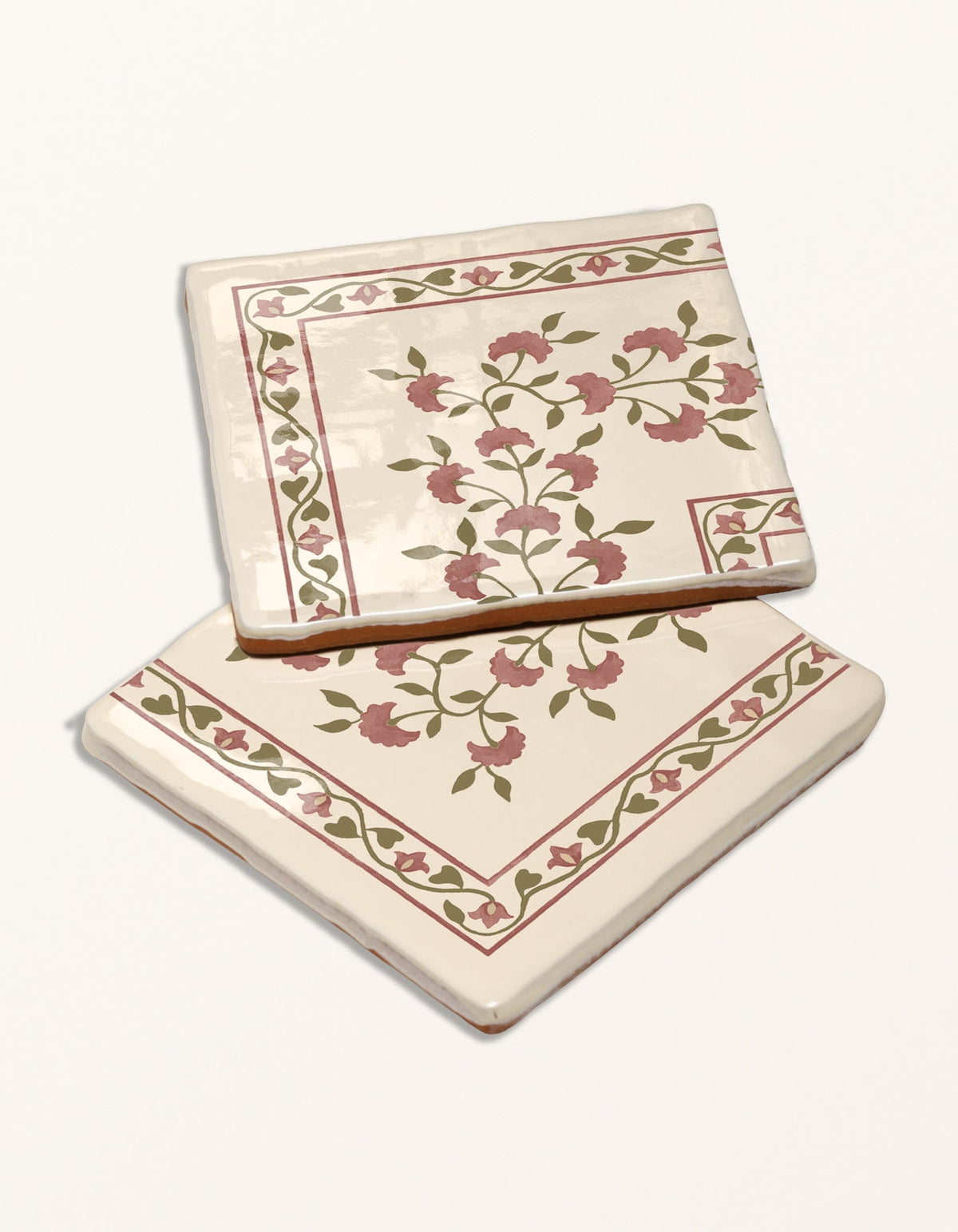Ca’ Pietra STUDIO Sanderson - Anthos Pink Clay Border & Corner — official gallery image 3