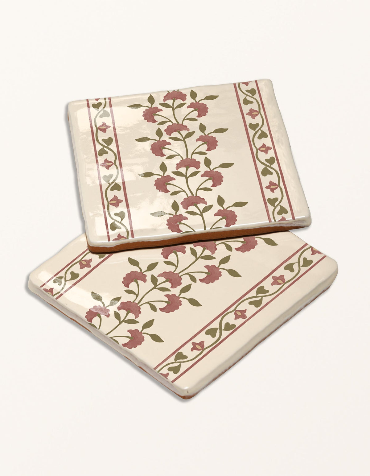 Ca’ Pietra STUDIO Sanderson - Anthos Pink Clay Border & Corner — official gallery image 4