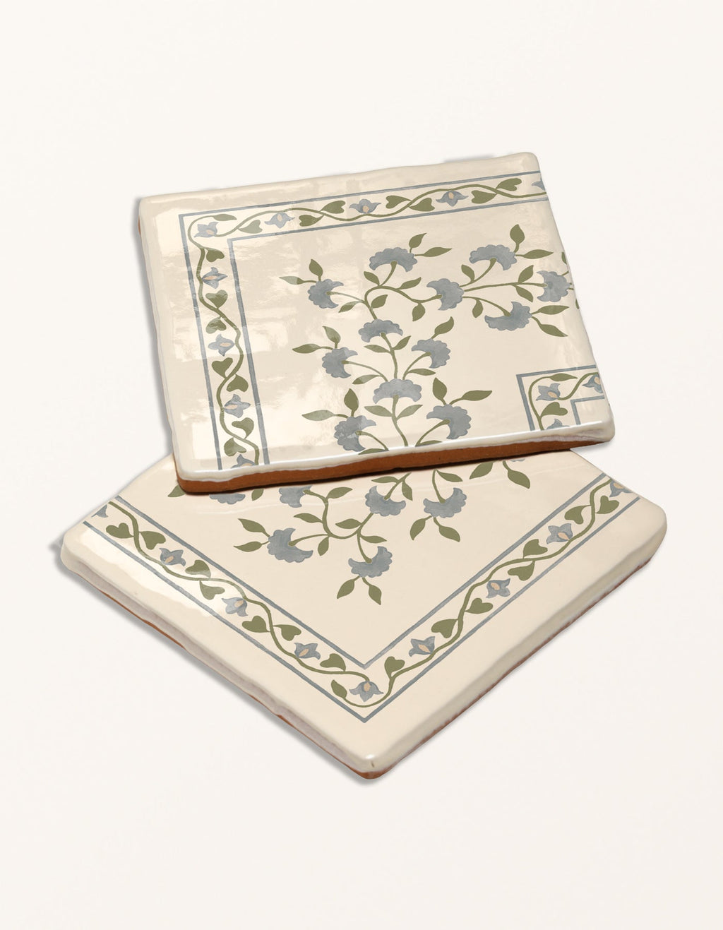 Ca’ Pietra STUDIO Sanderson - Anthos Pottery Blue Border & Corner — official gallery image 3