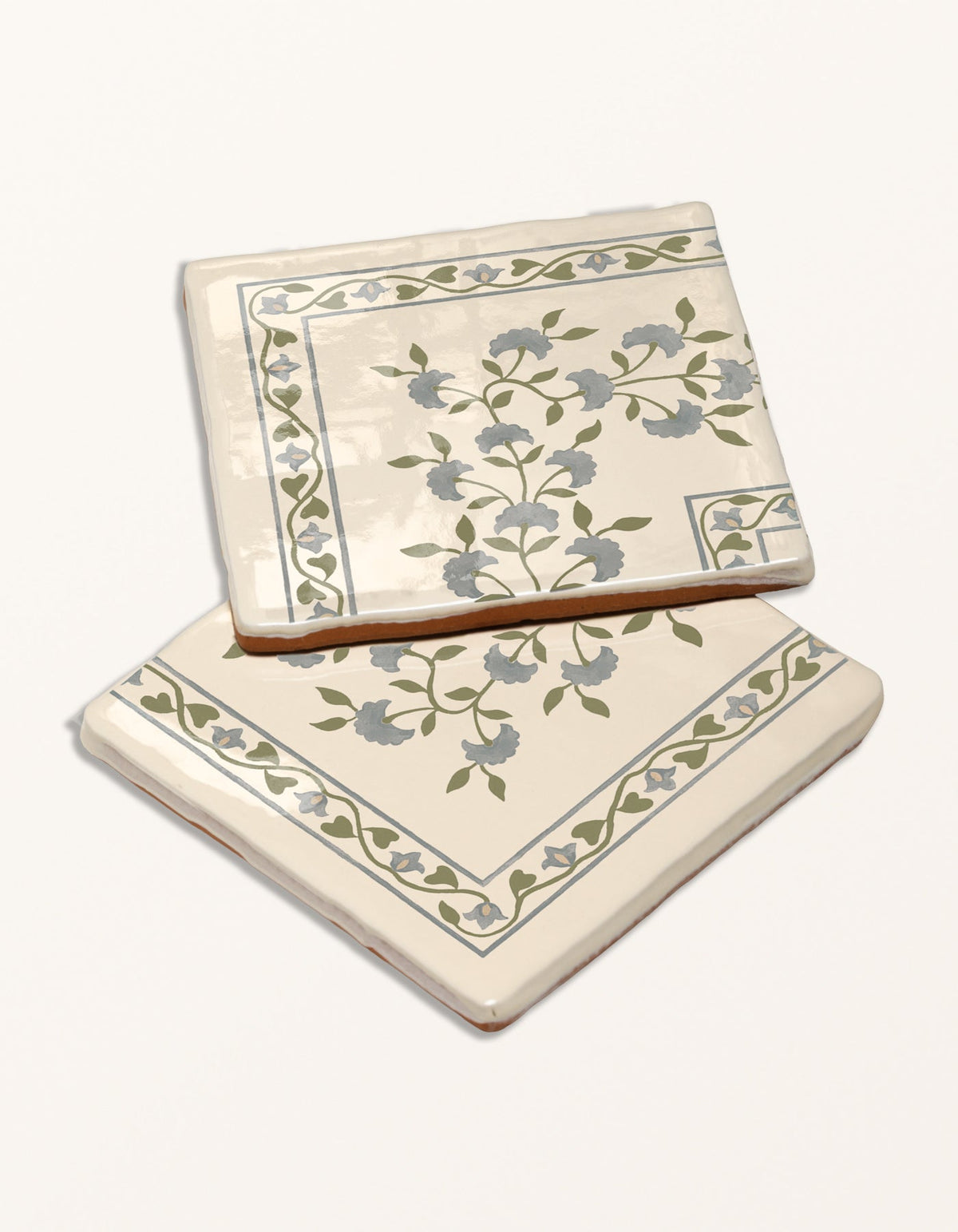 Ca’ Pietra STUDIO Sanderson - Anthos Pottery Blue Border & Corner — official gallery image 3