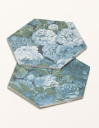 Ca’ Pietra Sanderson - Very Rose & Peony Pottery Blue Porcelain — official gallery image 6