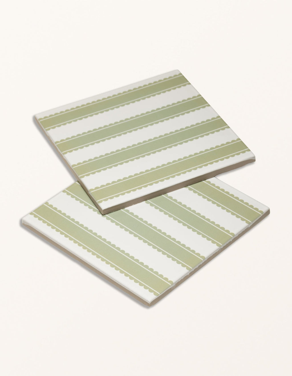 Ca’ Pietra Sanderson - Pinetum Stripe Sage Porcelain — official gallery image 3