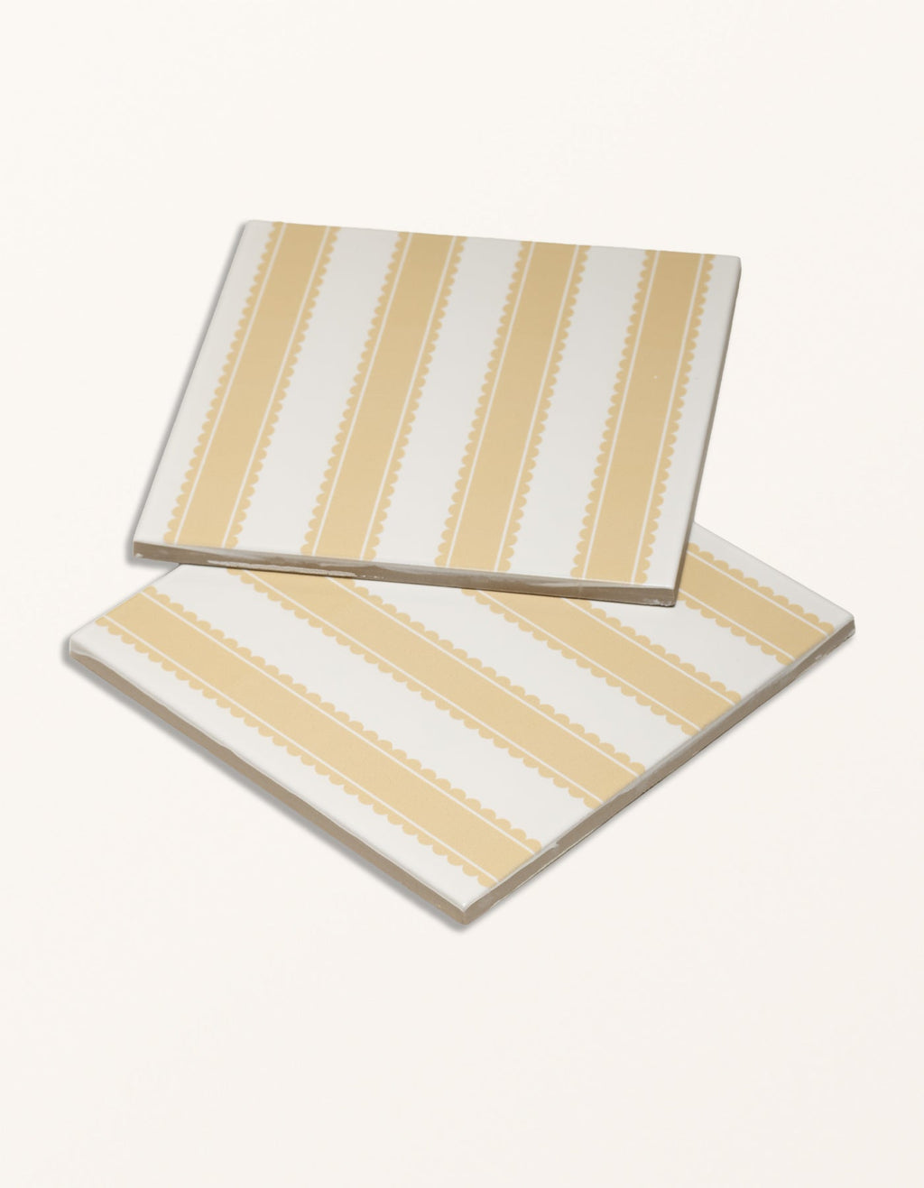 Ca’ Pietra Sanderson - Pinetum Stripe Ochre Porcelain — official gallery image 4