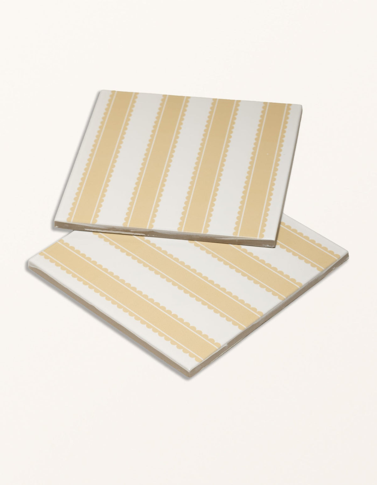 Ca’ Pietra Sanderson - Pinetum Stripe Ochre Porcelain — official gallery image 4