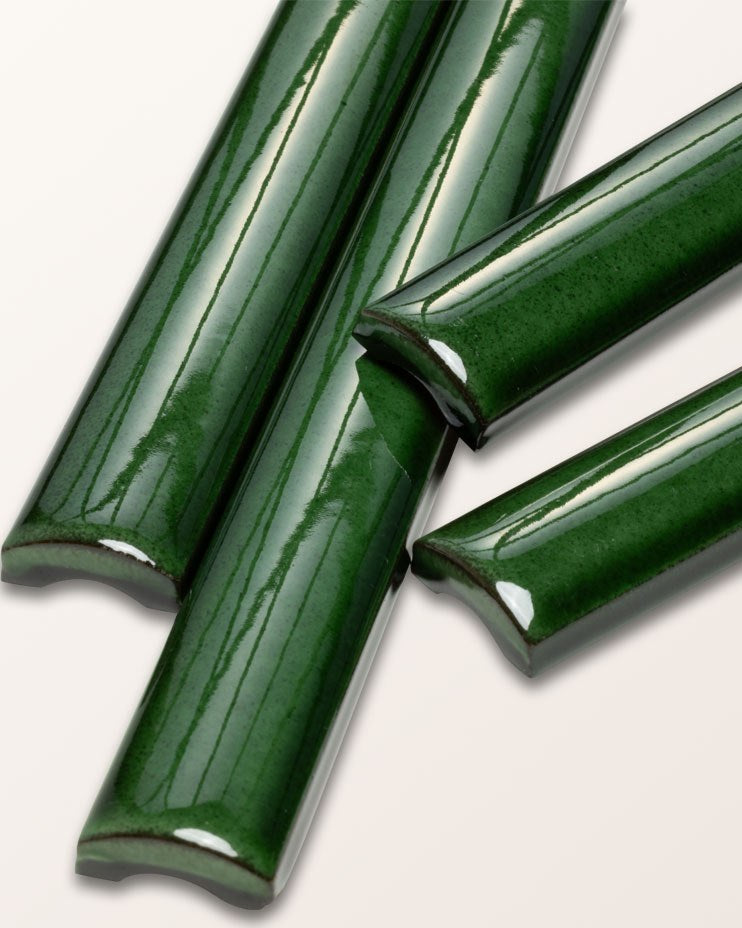Ca’ Pietra Architectural Mouldings Bead Ceramic Olive Green — official gallery image 4