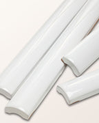 Ca’ Pietra Architectural Mouldings Bead Ceramic White — official gallery image 3