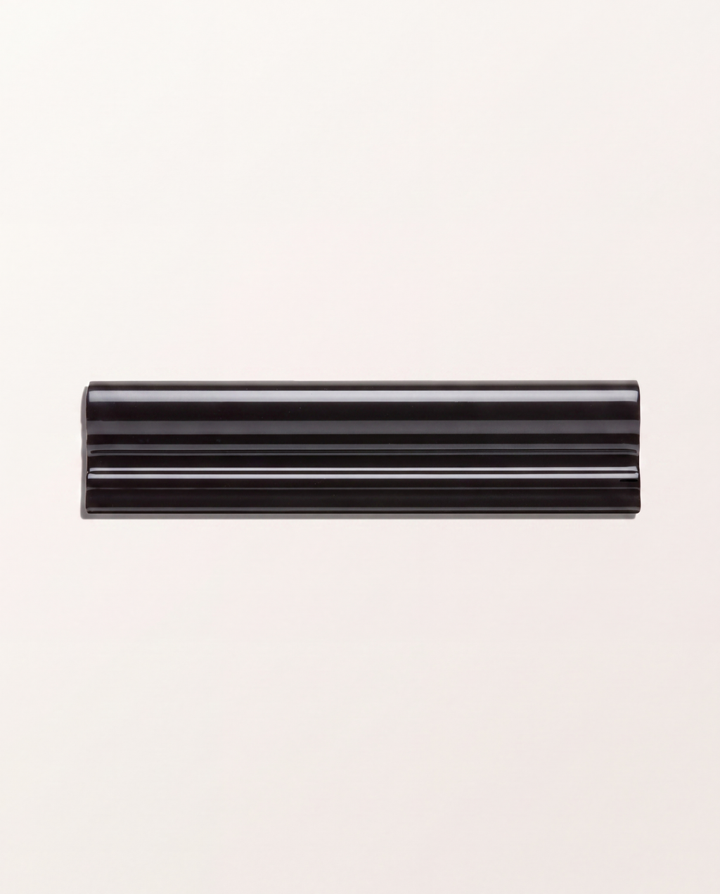 Ca’ Pietra Architectural Mouldings Dado Ceramic Black — official gallery image 2