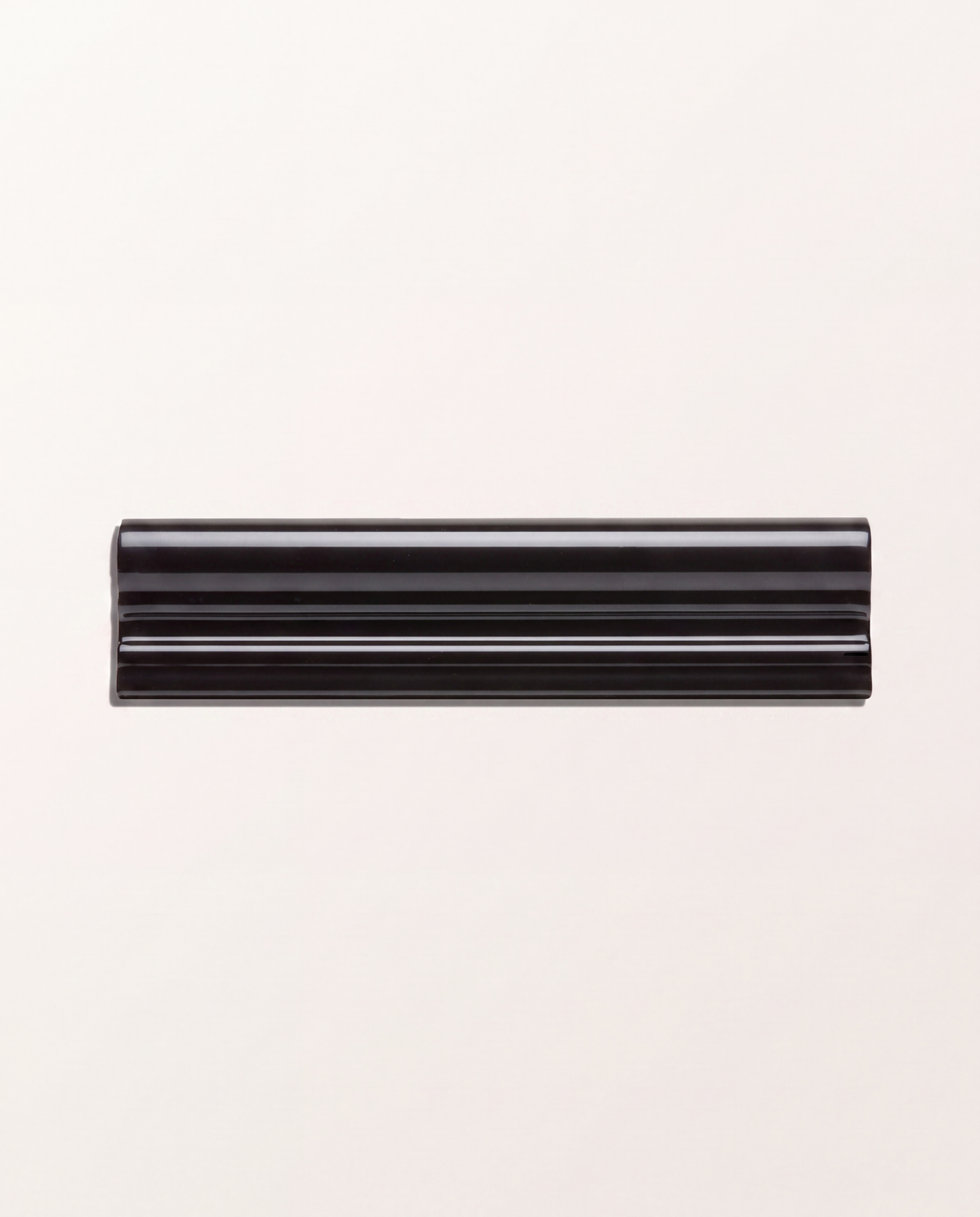 Ca’ Pietra Architectural Mouldings Dado Ceramic Black — official gallery image 2