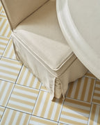 Ca’ Pietra Sanderson - Pinetum Stripe Ochre Porcelain — official gallery image 1